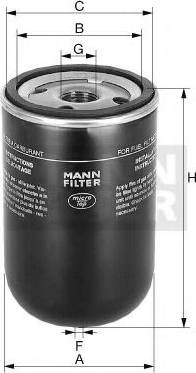 Mann-Filter WK 723/3 - Топливный фильтр autosila-amz.com