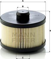 Mann-Filter PU 10 001 x - Топливный фильтр autosila-amz.com