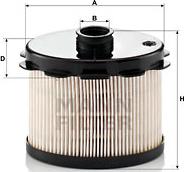 Mann-Filter PU 1021 x - Топливный фильтр autosila-amz.com