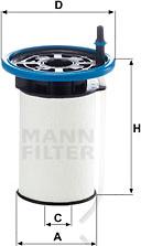 Mann-Filter PU 7005 - Топливный фильтр autosila-amz.com
