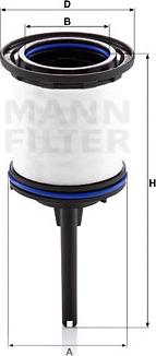 Mann-Filter PU 7008 z KIT - Топливный фильтр autosila-amz.com