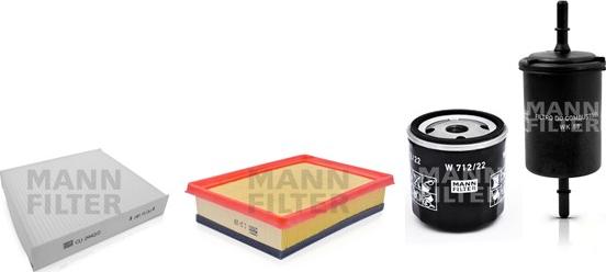 Mann-Filter SP 1060-4 - Комплект фильтра autosila-amz.com