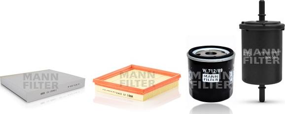 Mann-Filter SP 1 1070-4 - Комплект фильтра autosila-amz.com