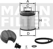 Mann-Filter U 620/2 x KIT - Карбамидный фильтр autosila-amz.com