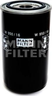 Mann-Filter W 950/16 - Масляный фильтр autosila-amz.com
