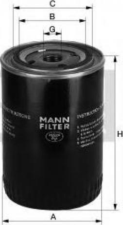 Mann-Filter W 910/3 - Масляный фильтр autosila-amz.com