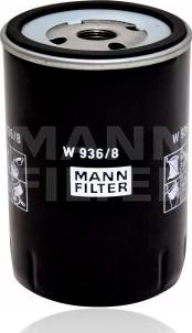 Mann-Filter W 936/8 - Масляный фильтр autosila-amz.com
