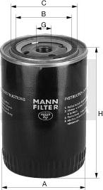 Mann-Filter W 932/82 - Масляный фильтр autosila-amz.com