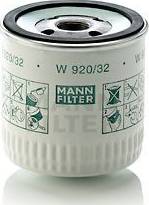 Mann-Filter W 920/32 - Масляный фильтр autosila-amz.com