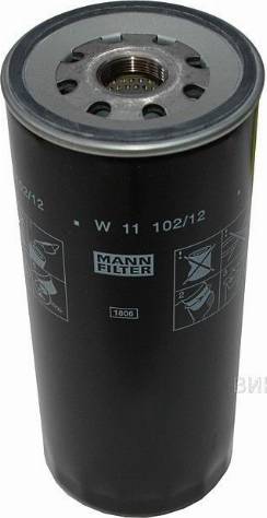 Mann-Filter W 11 102/12 - Масляный фильтр autosila-amz.com