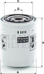 Mann-Filter W 8010 - Масляный фильтр autosila-amz.com