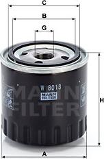 Mann-Filter W 8013 - Масляный фильтр autosila-amz.com