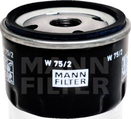 Mann-Filter W 75/2 - Масляный фильтр autosila-amz.com