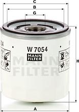 Mann-Filter W 7054 - Масляный фильтр autosila-amz.com