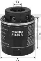 Mann-Filter W 712/90 - Масляный фильтр autosila-amz.com