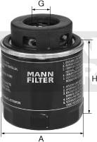 Mann-Filter W 712/91 - фильтр масляный! \ Audi A3, Seat biza/Leon, Skoda, VW EOS/Golf/Passat 1.4TSI 07> autosila-amz.com