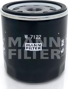 Mann-Filter W 712/2 - Масляный фильтр autosila-amz.com