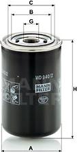 Mann-Filter WD 940/2 - Масляный фильтр autosila-amz.com