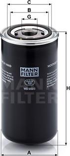 Mann-Filter WD 950/3 - Масляный фильтр autosila-amz.com