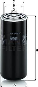 Mann-Filter WDK 962/12 - Топливный фильтр autosila-amz.com