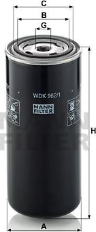 Mann-Filter WDK 962/1 - Топливный фильтр autosila-amz.com