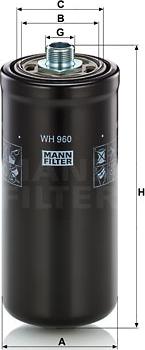 Mann-Filter WH 960 - Гидрофильтр, автоматическая коробка передач autosila-amz.com