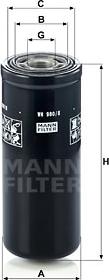 Mann-Filter WH 980/8 - Гидрофильтр, автоматическая коробка передач autosila-amz.com