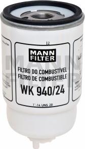 Mann-Filter WK 940/24 - Топливный фильтр autosila-amz.com