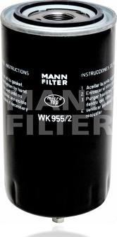 Mann-Filter WK 955/2 - Топливный фильтр autosila-amz.com
