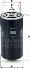 Mann-Filter WK 950/21 - Топливный фильтр autosila-amz.com