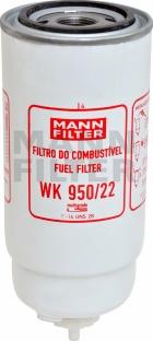 Mann-Filter WK 950/22 - Топливный фильтр autosila-amz.com