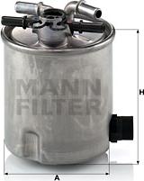 Mann-Filter WK 9007 - Топливный фильтр RENAULT Logan / Logan Express / Log autosila-amz.com