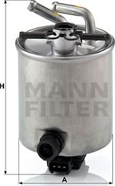 Mann-Filter WK 9011 - Топливный фильтр autosila-amz.com