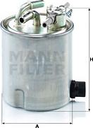 Mann-Filter WK 9025 - Топливный фильтр autosila-amz.com