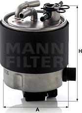 Mann-Filter WK 9026 - Топливный фильтр autosila-amz.com