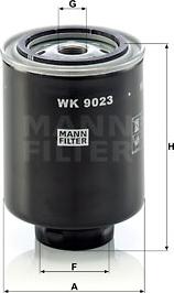 Mann-Filter WK 9023 z - Топливный фильтр autosila-amz.com