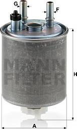 Mann-Filter WK 918/1 - Топливный фильтр autosila-amz.com