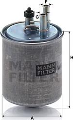 Mann-Filter WK 918/2 x - Топливный фильтр autosila-amz.com
