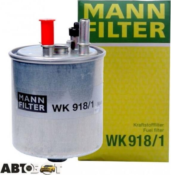 Mann-Filter WK 918 - Топливный фильтр autosila-amz.com