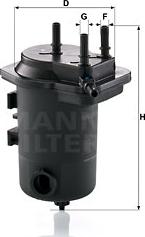 Mann-Filter WK 939/9 x - Топливный фильтр autosila-amz.com