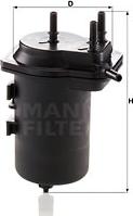 Mann-Filter WK 939/7 - Топливный фильтр autosila-amz.com
