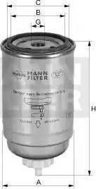 Mann-Filter WK 932/1 - Топливный фильтр autosila-amz.com
