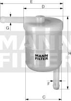 Mann-Filter WK 42/11 - Топливный фильтр autosila-amz.com