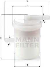 Mann-Filter WK 42/81 - Топливный фильтр autosila-amz.com