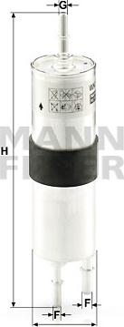 Mann-Filter WK 515 - Топливный фильтр autosila-amz.com