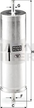Mann-Filter WK 516 - Топливный фильтр autosila-amz.com