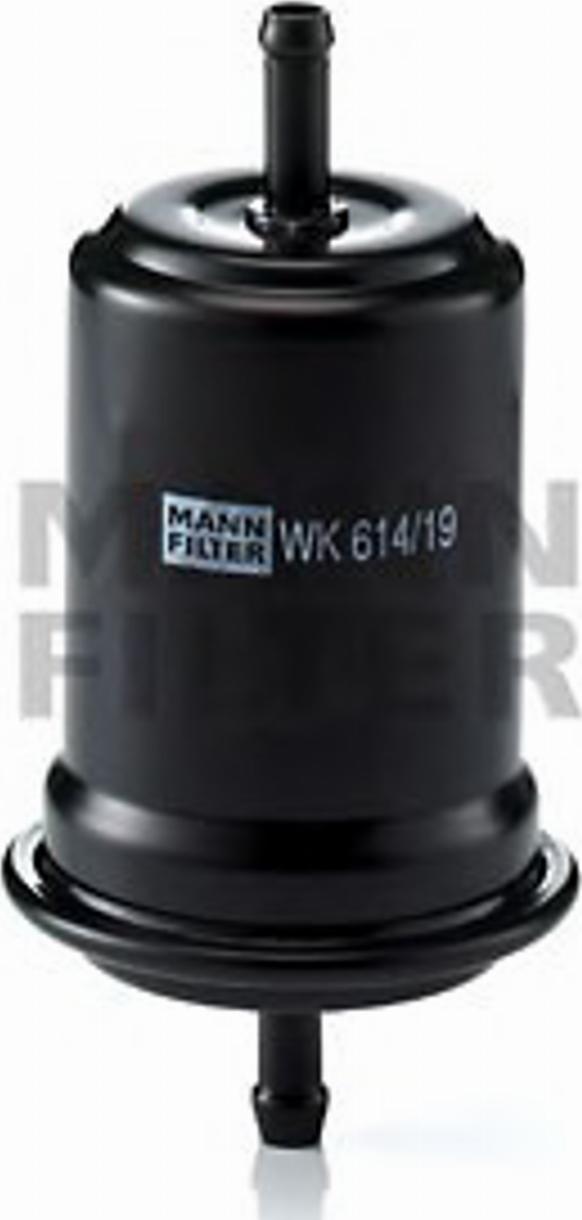 Mann-Filter WK 614/19 - Топливный фильтр autosila-amz.com