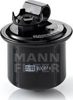 Mann-Filter WK 67 x - Топливный фильтр autosila-amz.com