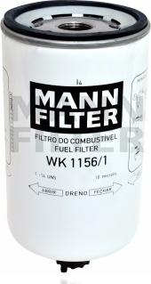 Mann-Filter WK 1156/1 - Топливный фильтр autosila-amz.com