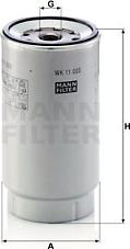 Mann-Filter WK 11 003 z - Топливный фильтр autosila-amz.com